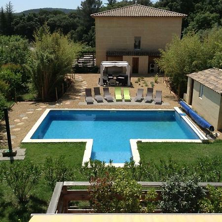 Villa La Charmeuse Fleurie Collias Extérieur photo