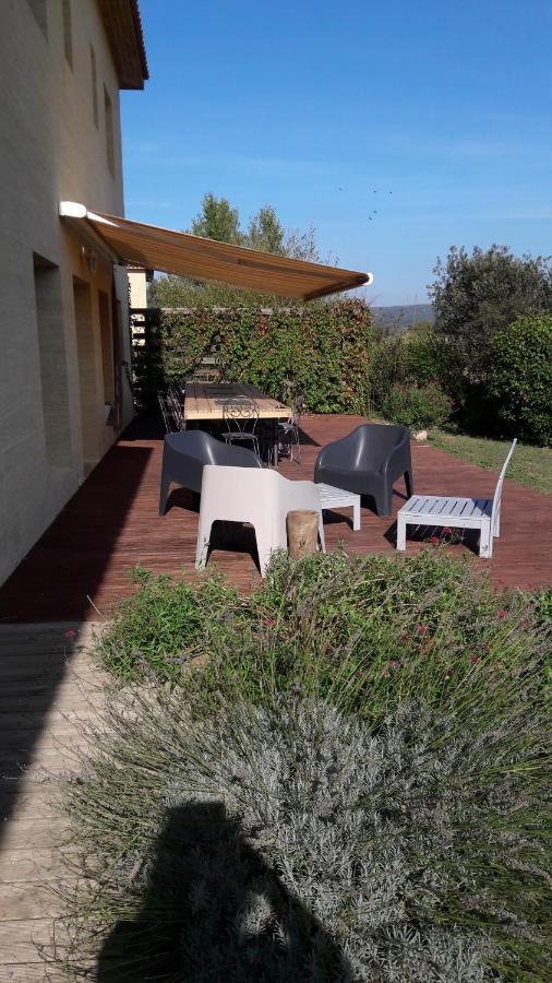 Villa La Charmeuse Fleurie Collias Extérieur photo